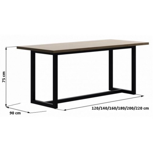 Стіл обідній GoodsMetall у стилі Лофт 1200х900х750 СТО84 Стіл обідній GoodsMetall у стилі Лофт 1200х900х750 СТО84