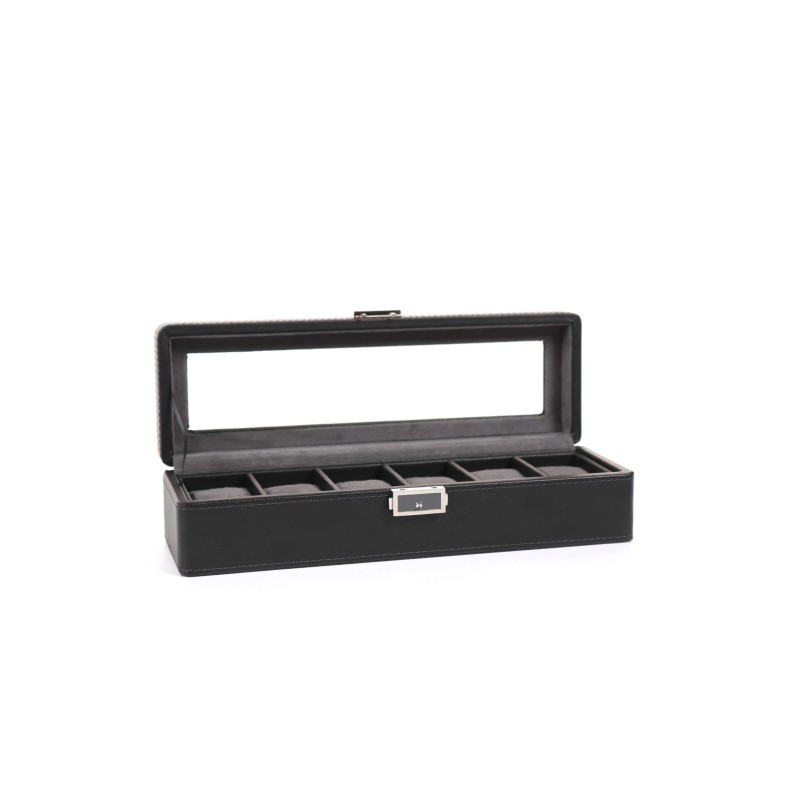 Скринька для зберігання годинників Salvadore CR/151/6.BG Чорний