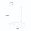 Люстра Zuma Line Orbit 78x100 см Чорний (Zu5007)