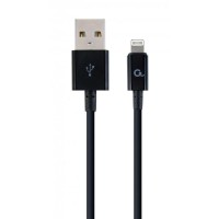 Кабель Cablexpert USB 2.0 A - Lightning 1м Чорний (CC-USB2P-AMLM-1M)