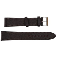 Ремінець для годинника Mykhail Ikhtyar шкіряний 20 мм Коричневий (S599-20S brown)
