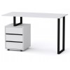 Стіл письмовий Компанит Лофт 2 120х60х72,8 см Альба білий
