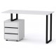 Стіл письмовий Компанит Лофт 2 120х60х72,8 см Альба білий