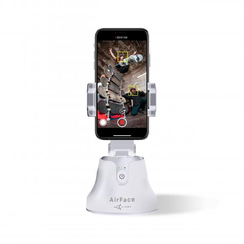 Тримач телефону AIRON 360° AirFace для TikTok, Instagram, Facebook, Zoom White Тримач телефону AIRON 360° AirFace для TikTok, Instagram, Facebook, Zoom White