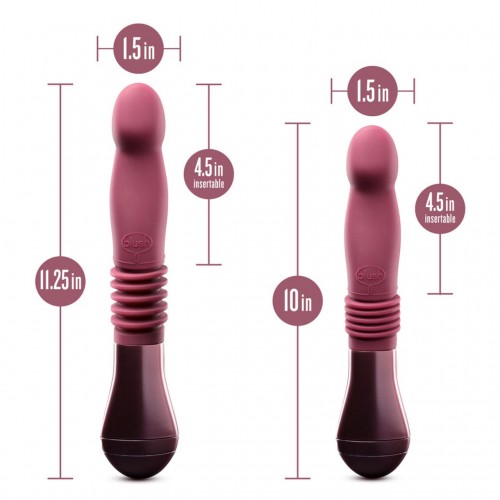 Пульсатор Temptasia by Blush - Trixie Thrusting Dildo - Wine Red в інтернет супермаркеті PbayMarket!