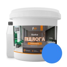 Епоксидна наливна підлога Barko 10 кг Блакитний (Barko/10liblue)