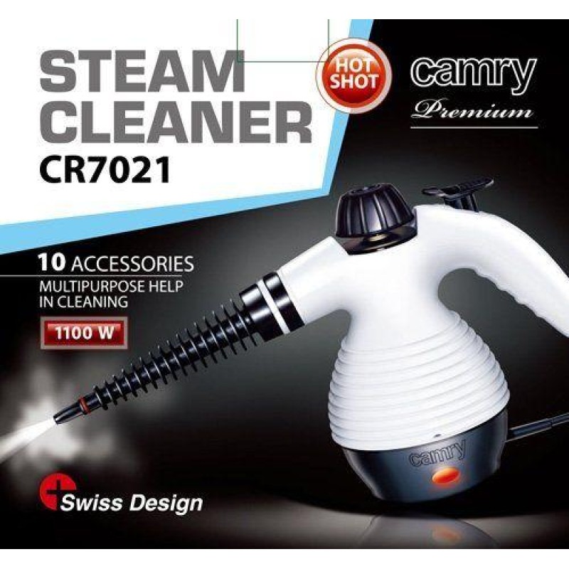 Ручний пароочисник 1100w Camry CR 7021 350 мл