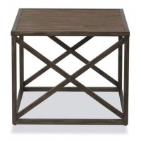 Приставний столик у стилі Loft NS-1527 530x600x500 мм Черный Приставний столик у стилі Loft NS-1527 530x600x500 мм Черный