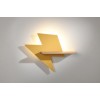 Настінний світильник Candellux Lightning 40x31 см Коричнево-золотистий (21-19547)