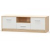 Тумба Меблі Сервіс ТВ 2Д1Ш Тіпс Дуб самоа + Білий (aqhab0)