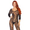 Бодістокінг Leg Avenue Swirl Lace Bodystocking One size Black, ажурна тканина, доступ в інтернет супермаркеті PbayMarket!