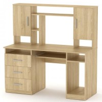 Стіл комп'ютерний Компаніт Менеджер 140х60х142 см Дуб сонома Стіл комп'ютерний Компаніт Менеджер 140х60х142 см Дуб сонома