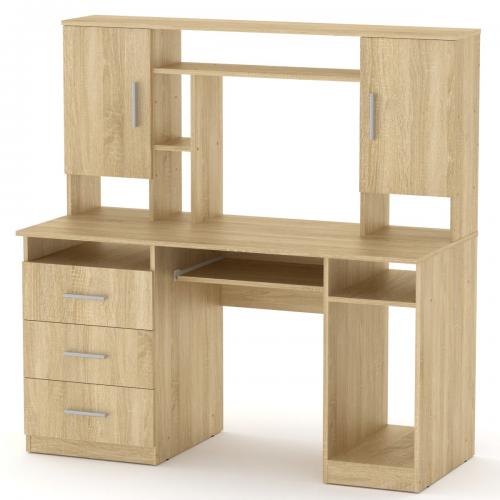 Стіл комп'ютерний Компаніт Менеджер 140х60х142 см Дуб сонома Стіл комп'ютерний Компаніт Менеджер 140х60х142 см Дуб сонома