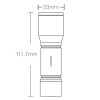 LED ліхтарик Xiaomi BEEBEST Portable Flashlight F1 (Чорний)