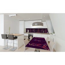 Наклейка вінілова на стіл Zatarga «Силуети» 600х1200 мм Z180478st