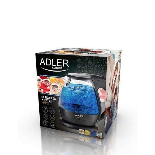 Чайник скляний Adler AD 1224 1.5 л Black (111541) в інтернет супермаркеті PbayMarket!