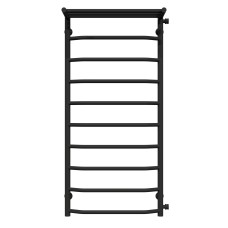Рушникосушарка водяна Трапеція з полицею П10 500х1100 Deffi Чорний (C.TP.110.50.10.B.C)