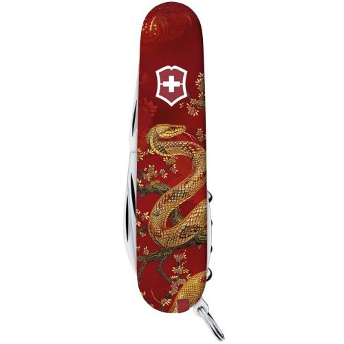Складаний ніж Victorinox Spartan Zodiac Золота змія 9.1 см Різнокольоровий (1.3603_Z4200pk) Складаний ніж Victorinox Spartan Zodiac Золота змія 9.1 см Різнокольоровий (1.3603_Z4200pk)