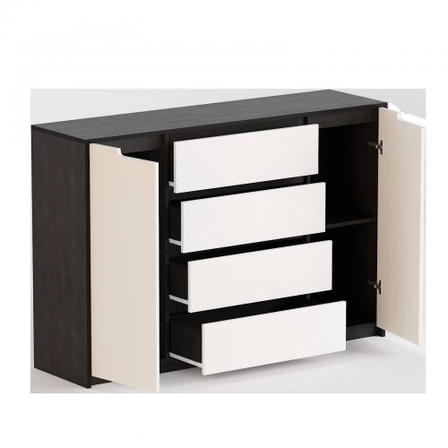 Комод для речей Еверест Мікс-3 Венге + Дуб молочний (Ev-2009) Комод для речей Еверест Мікс-3 Венге + Дуб молочний (Ev-2009)