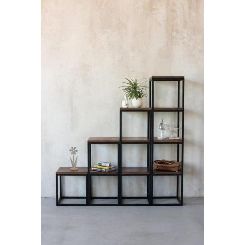 Стелаж GoodsMetall в стилі Лофт 1800х1800х400  Стелаж GoodsMetall в стилі Лофт 1800х1800х400