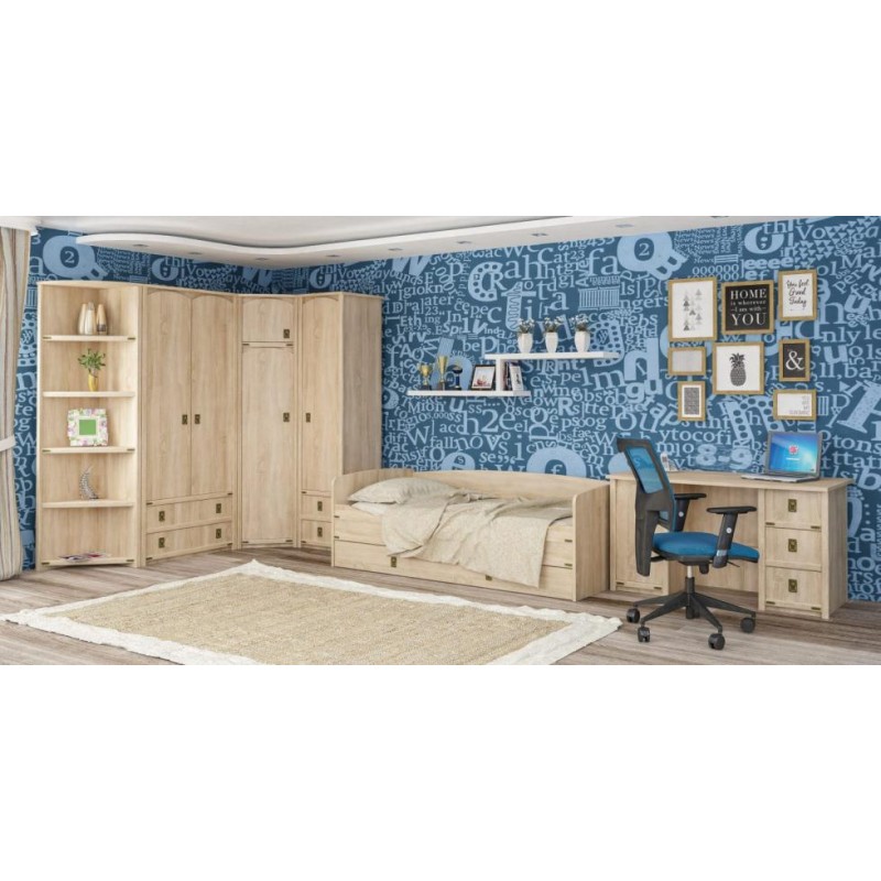 Тапчан Меблі Сервіс Валенсія дуб самоа