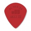 Медіатори Dunlop 47PXLN Nylon Jazz III XL Red Nylon Player's Pack (6 шт.)