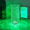 Настільна світлодіодна кристалічна лампа RIAS Rose Diamond RGB з пультом (3_04418)