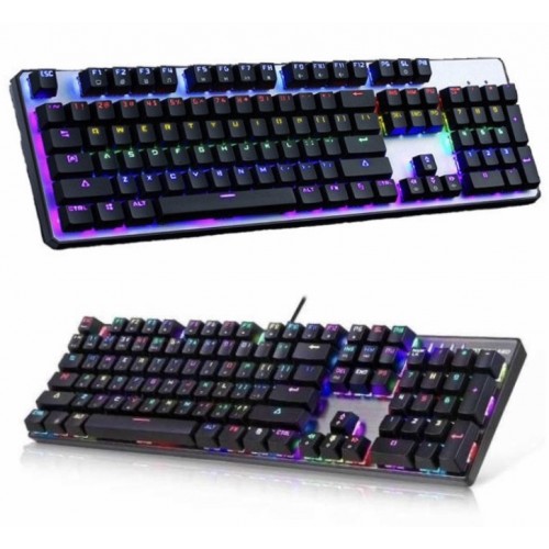 Клавіатура з підсвічуванням Keyboard KR-6300 Чорна (300474)