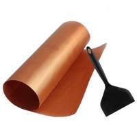 Набір антипригарний килимок для BBQ та гриля 40 х 33 см та Лопатка з антипригарним покриттям Black (vol-1212) Набір антипригарний килимок для BBQ та гриля 40 х 33 см та Лопатка з антипригарним покриттям Black (vol-1212)