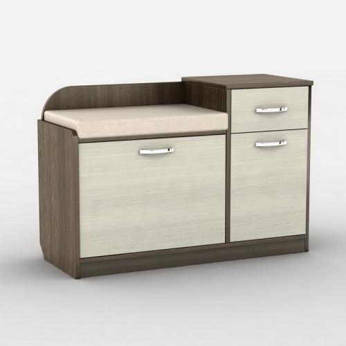Тумба для взуття Тиса Мебель ТО-104 Венге 64.5x90 см