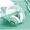 Навушники Bluetooth MDR CAT ear CAT ear VZV-23M 7805 з підсвічуванням Mint в інтернет супермаркеті PbayMarket!