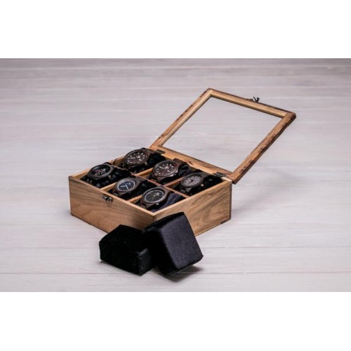 Скринька з подушечками для годинників ecoWalnut 8.2х20.8х18 см Скринька з подушечками для годинників ecoWalnut 8.2х20.8х18 см