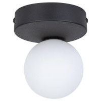 Стельовий світильник TK Lighting Bianca 16x12x15 см Біло-чорний (TK5681)