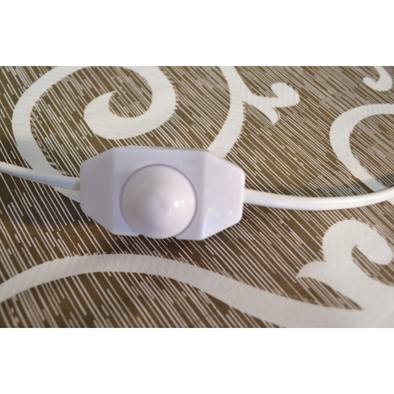 Ковдра з підігрівом Shine ЕКВ-1/220 Люкс 100х165 см Коричневий