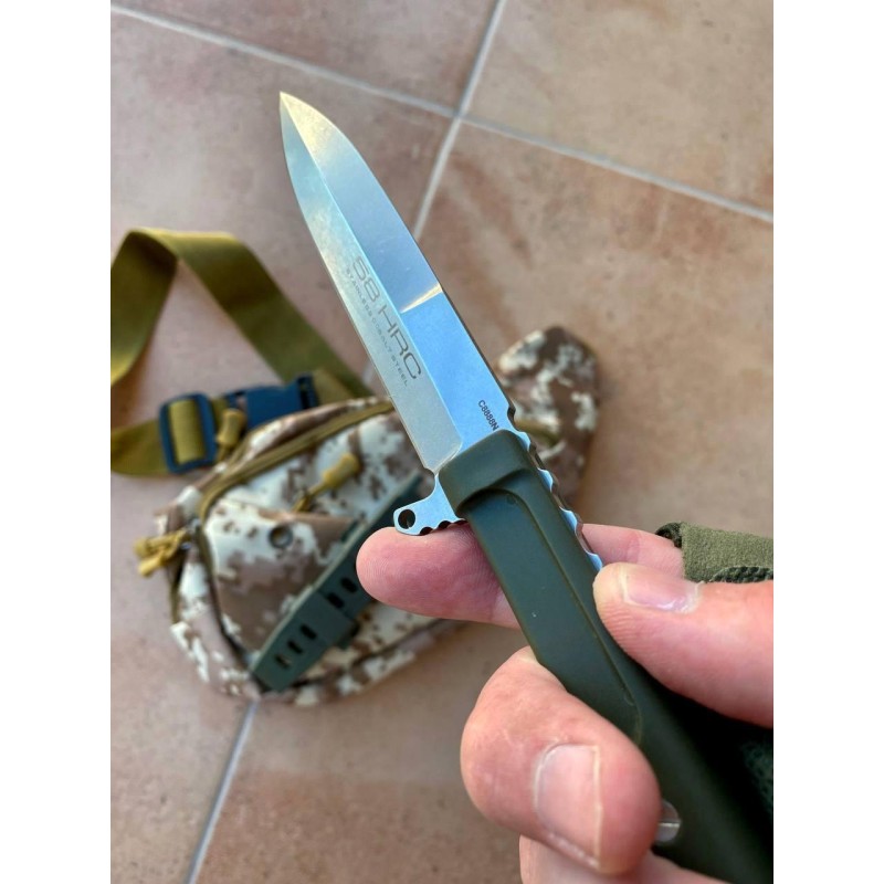 Тактичний ніж Gorillas BBQ #4114 Requiem D2 KN120 23.5 см Зелений (5237)