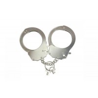 Наручники металеві Adrien Lastic Handcuffs Metallic Сірий (AD30400)