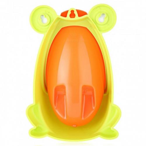 Дитячий пісуар Жаба Leluno LU1077 Жовтий з оранжевим Дитячий пісуар Жаба Leluno LU1077 Жовтий з оранжевим