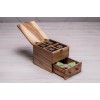 Універсальна коробочка для зберігання наручних годинників ecoWalnut 14.9х18х14.1 см