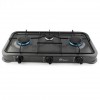 Газова плита настільна Domotec MS-6603 3 конфорки 5400W Grey