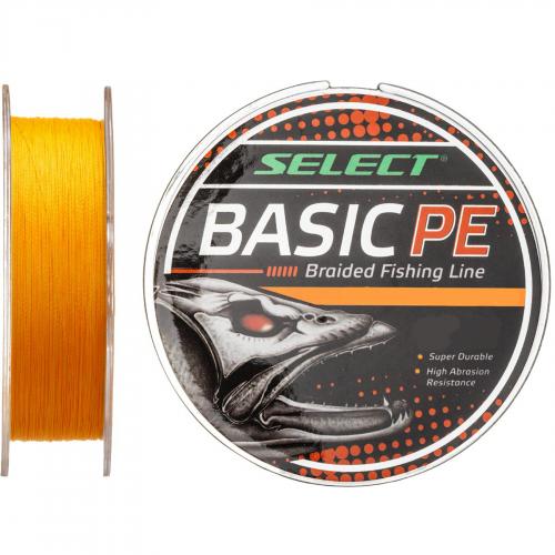 Шнур Select Basic PE Помаранчевий 150м 0.16мм 8.3кг/18lb (1870-27-74) Шнур Select Basic PE Помаранчевий 150м 0.16мм 8.3кг/18lb (1870-27-74)