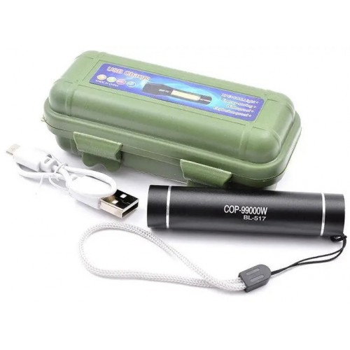 Ліхтарик ручний Bailong BL 517 COB USB micro charge Ліхтарик ручний Bailong BL 517 COB USB micro charge