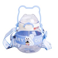 Дитяча пляшка для води з ручкою YIWU 580 мл Блакитний (HP-14-37BL)