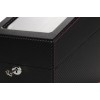 Скринька Salvadore для підзаводу 2 годинників 024/PU/SW 19х25х21,5 см Чорний