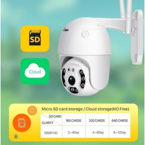 Вулична IP камера відеоспостереження UKC CAMERA CAD N3 WIFI IP 360/90 2.0 Мп поворотна з віддаленим доступом