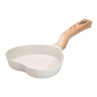 Сковорода для омлету та яєчні Breakfast 16x13x5.3 см Бежевий (HP39574W)