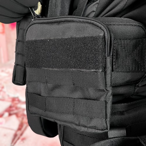 Тактичний підсумок для бічних бронеплит BroniQ Oxford 1200D 18 х 5 х 17 Чорний