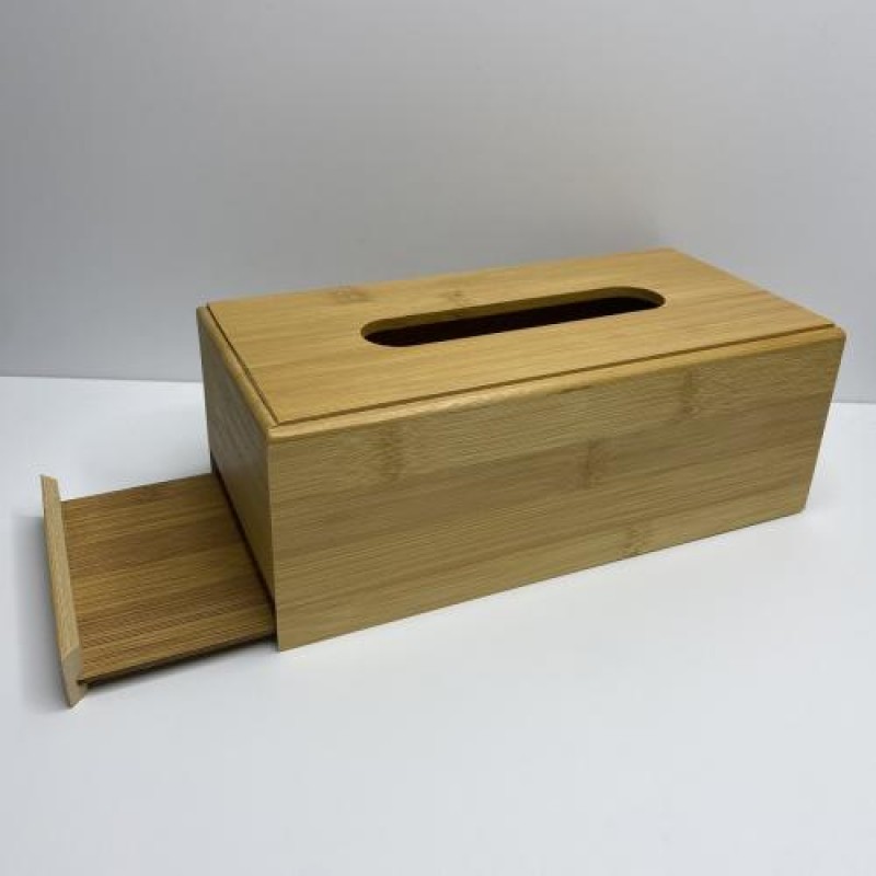 Диспенсер для серветок бамбуковий 23,5х11,5х8,8 см A-PLUS 6107