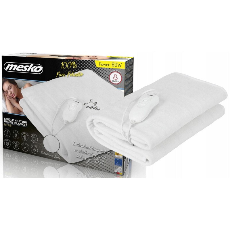 Електроковдра Mesko MS 7419 150х80 см, біла
