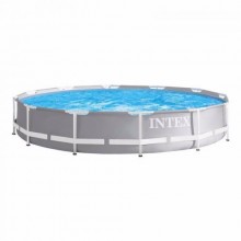 Басейн каркасний Intex 26710 Prism Frame Pool 366 x 76 см Grey N