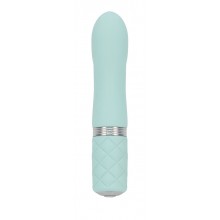 Розкішний вібратор PILLOW TALK Flirty Teal із кристалом Swarovski (SO2726)